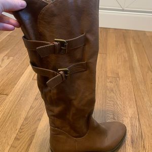 Tall tan boots